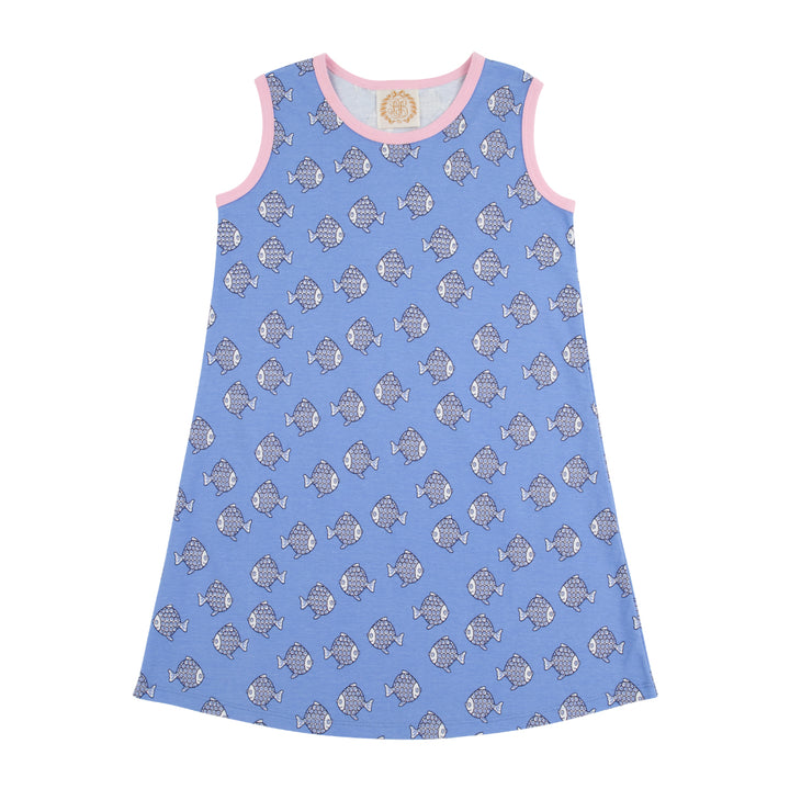 Little Fishes Sleeveless Polly Play Dress by The Beaufort Bonnet Company