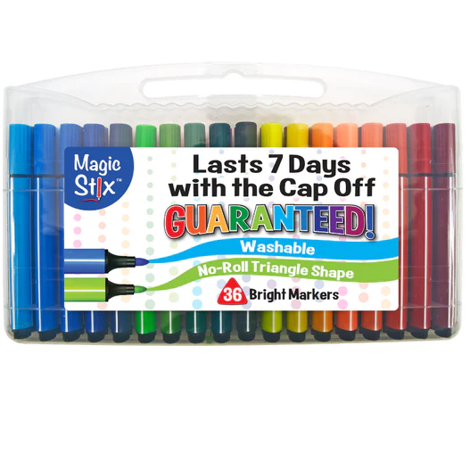 Magic Stix Markers - 36 Bright Colors