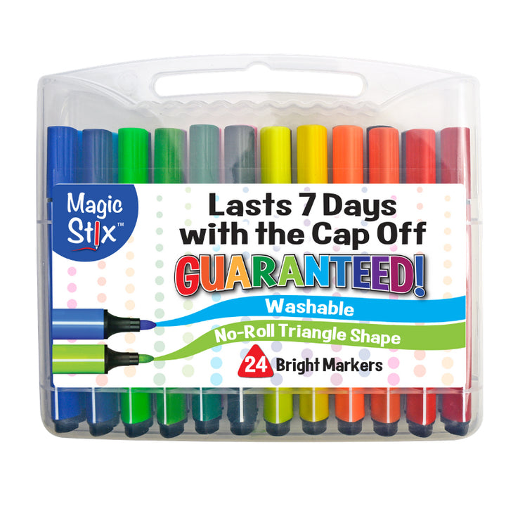 Magic Tri Stix Markers - 24 Colors