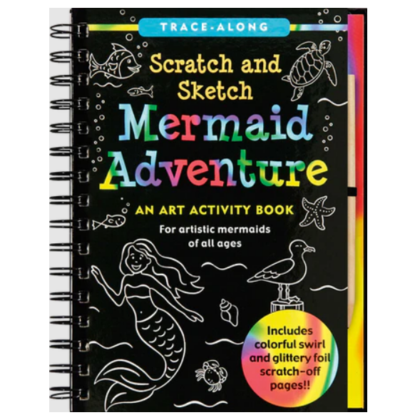 Scratch & Sketch Art Activity Book - Mermaid Adventure
