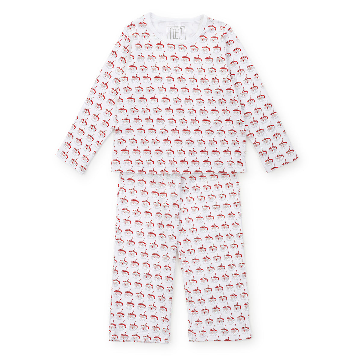 Millie Hot Cocoa Santa Pants Set by Lila + Hayes