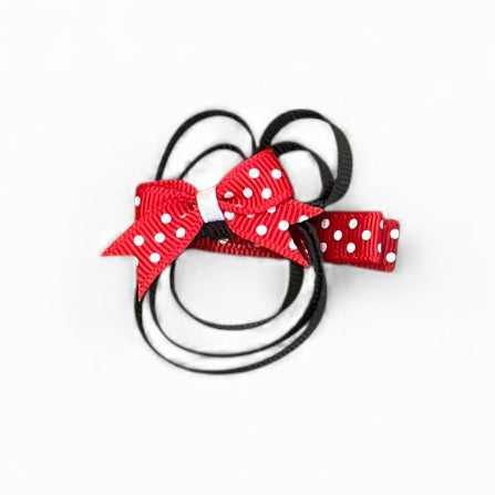 Minnie Head with Red Bow Sculpture Bow