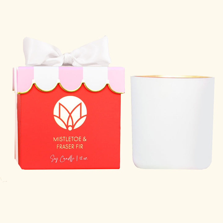 Mistletoe and Fraser Fir Candle by Musee