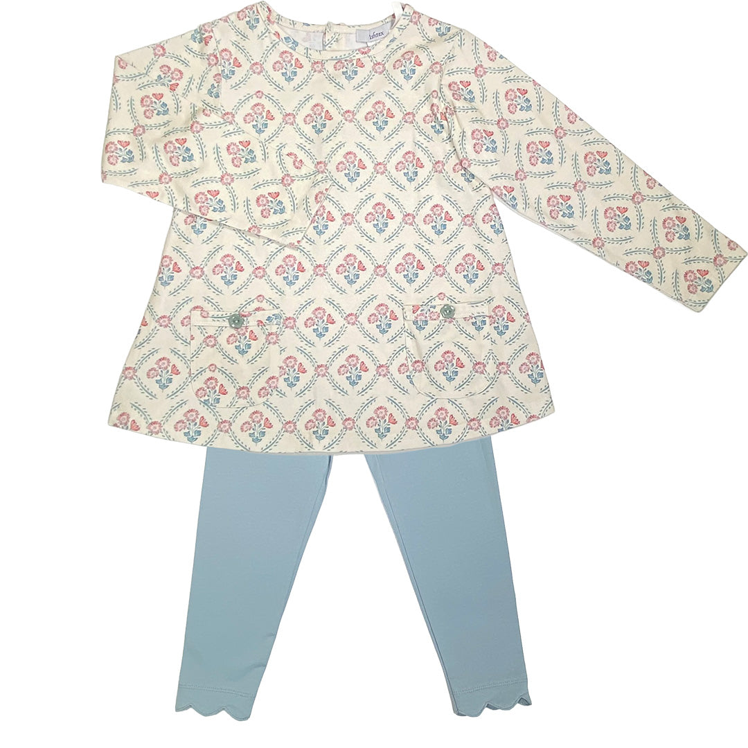Mum Flowers Leggings Set by Ishtex