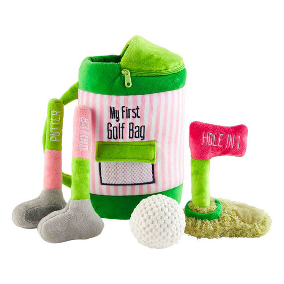 Mud Pie My First Golf Bag Plush Set - Pink