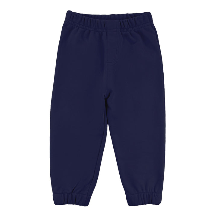 Navy French Terry Jogger Pants by Florence Eiseman
