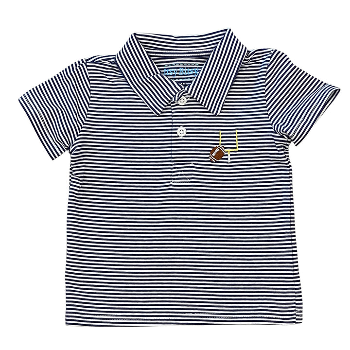 Navy Game Day Polo by Itsy Bitsy