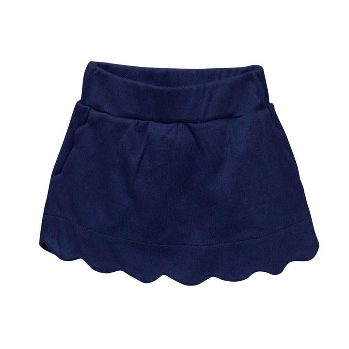 Navy Scallop Skort by The Proper Peony