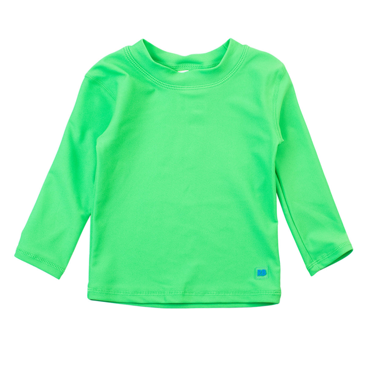 Neon Lime Long-Sleeve Swim Rash Guard by RuggedButts