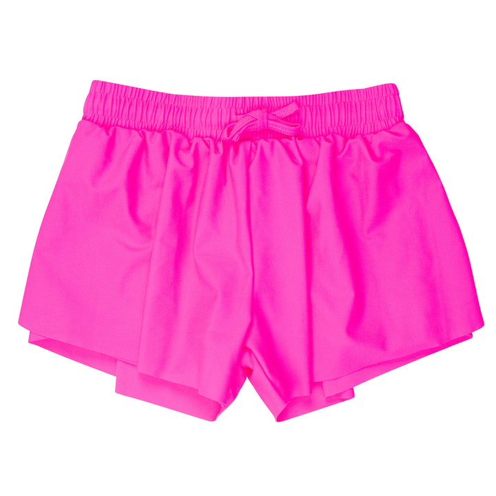 Neon Magenta Active Butterfly Shorts by RuffleButts