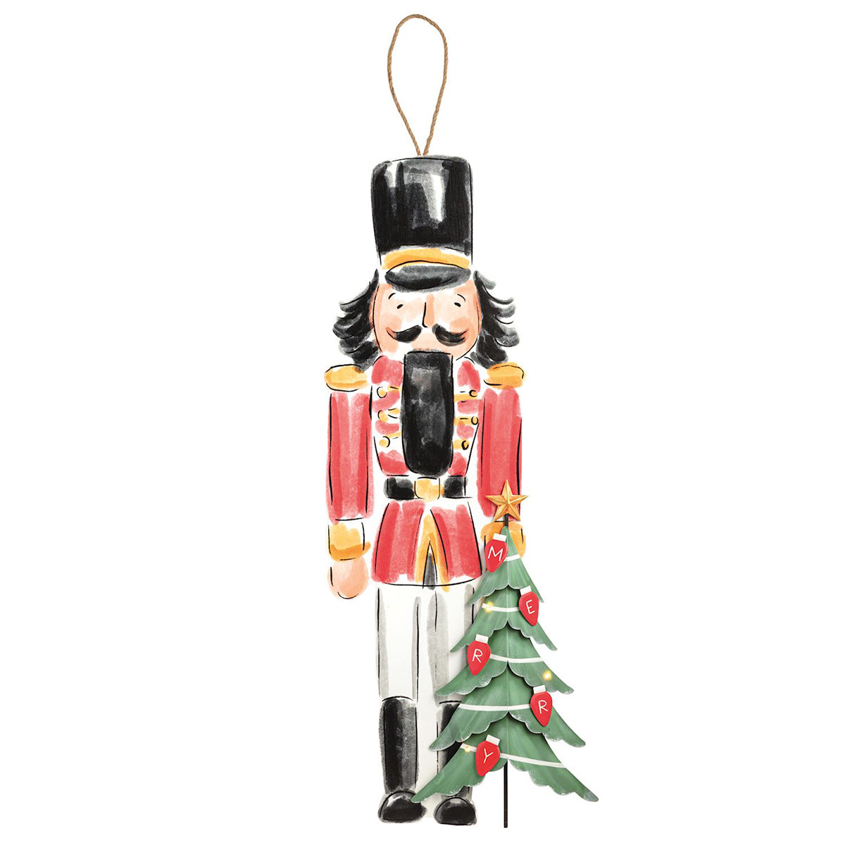 Nutcracker Door Hanger by Mud Pie