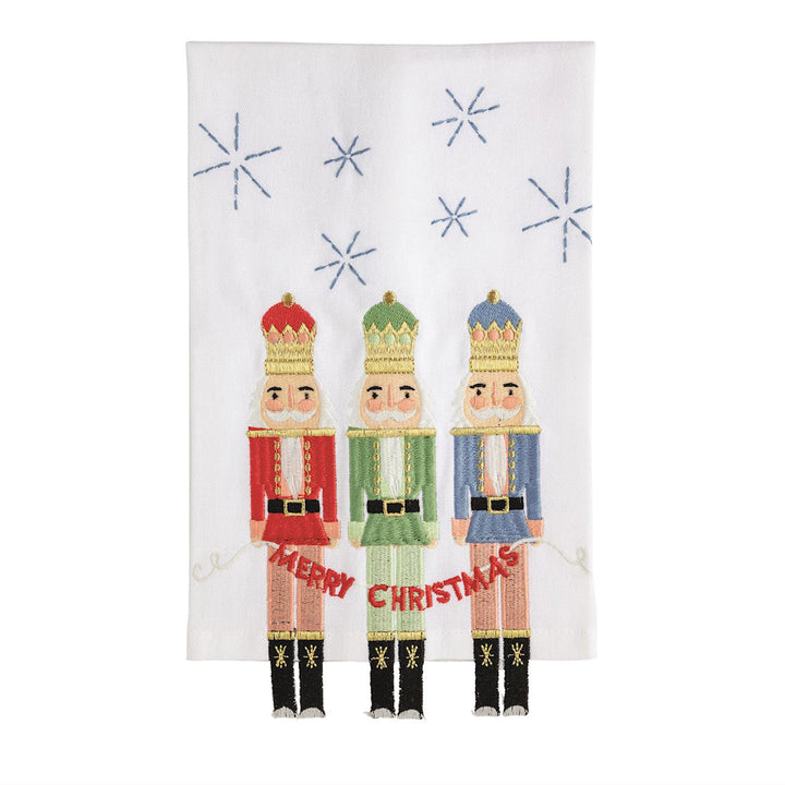 Nutcracker Dangle Leg Towel by Mud Pie