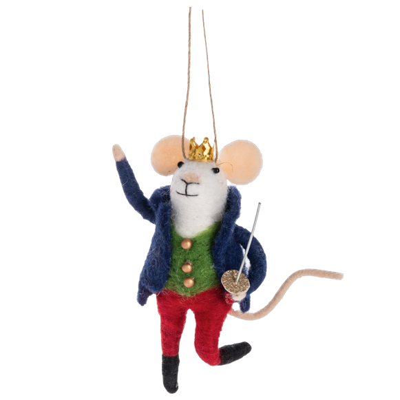Nutcracker Mouse Soldier 1 Ornament by Ganz