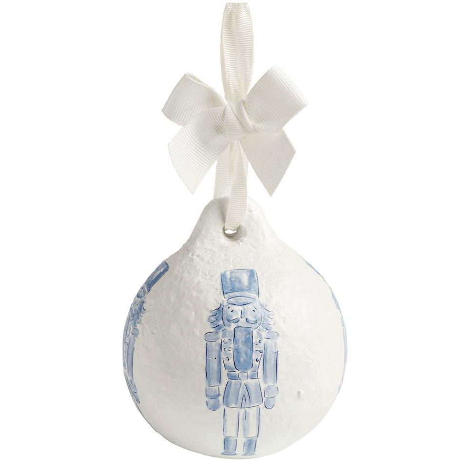Blue Nutcracker Ornament by Mud Pie
