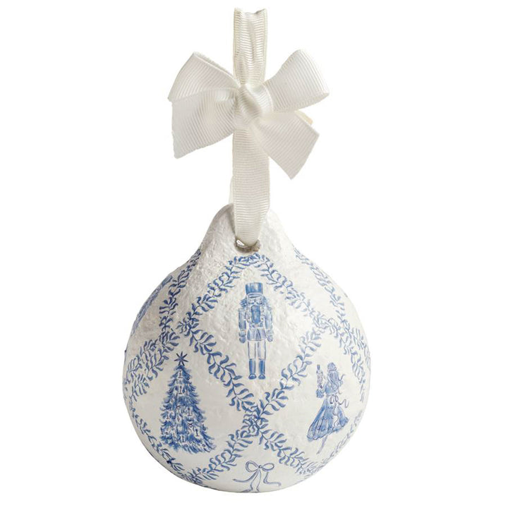 Nutcracker Lattice Pattern Ornament by Mud Pie