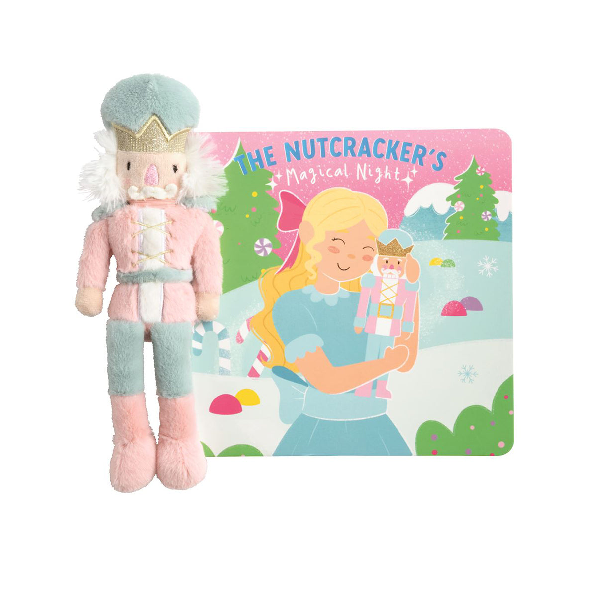 Nutcracker Plush and Board Book by Mud Pie