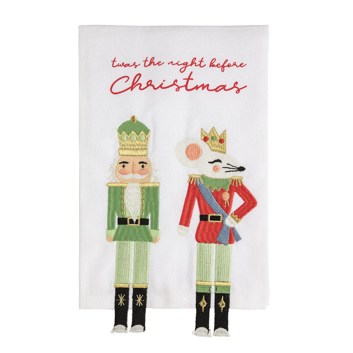 Nutcracker Mouse King Dangle Leg Towel by Mud Pie