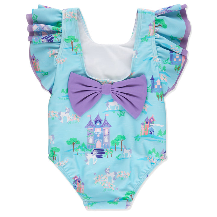 Once Upon a Castle Butterfly Sleeve One-Piece Swimsuit by RuffleButts