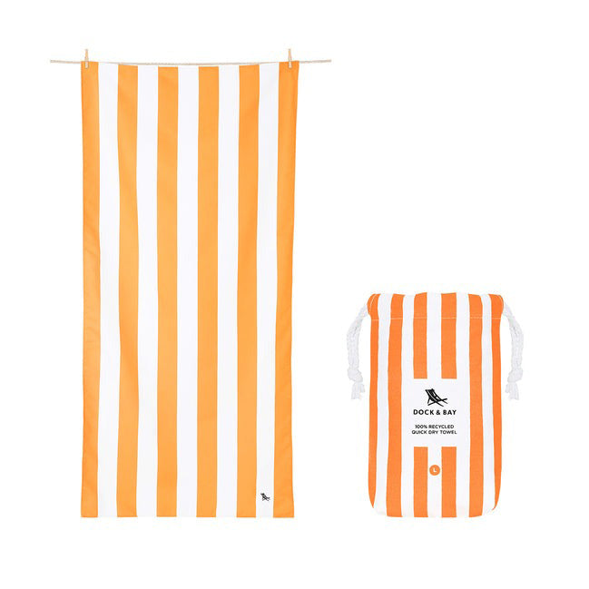 Dock & Bay Large Towel - Ipanema Orange