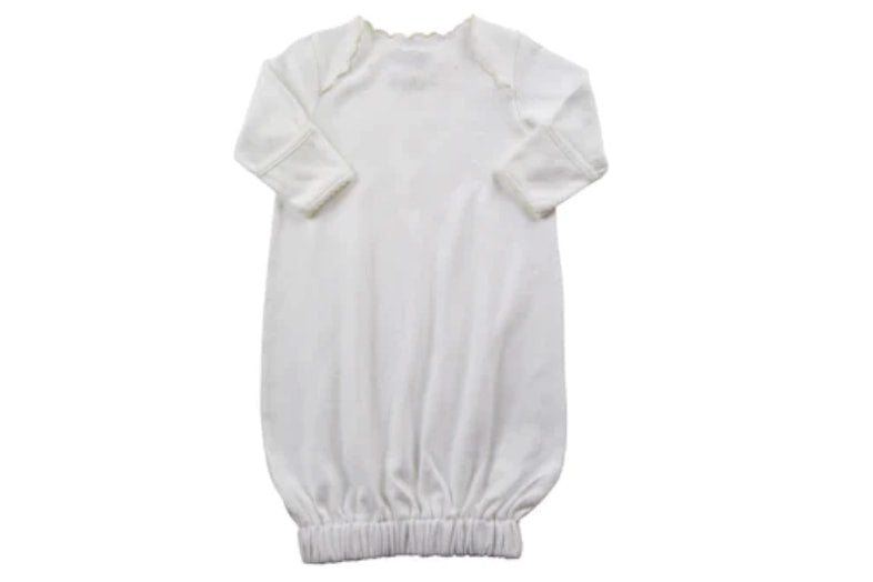 Proper Peony Dotson Sack Gown - Ecru - Newborn