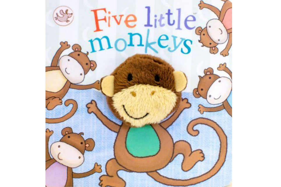 Five Little Monkeys Finger Puppet Book