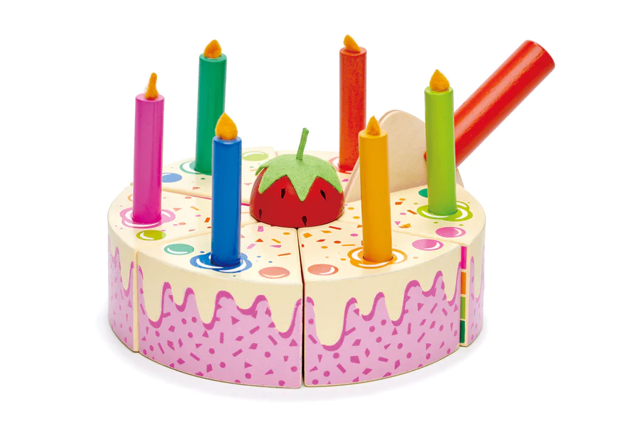 Tender Leaf Toys Rainbow Birthday Cake (Ages 3+ Years)