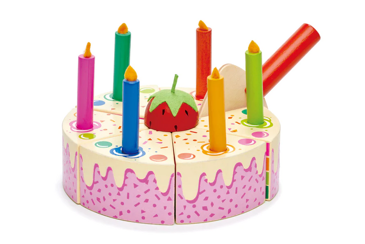 Tender Leaf Toys Rainbow Birthday Cake (Ages 3+ Years)