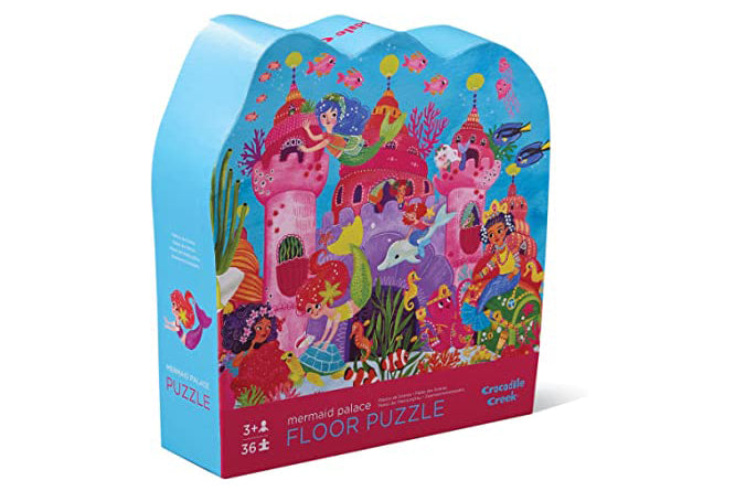 Crocodile Creek Mermaid Palace 36-Piece Puzzle (Age 3+)