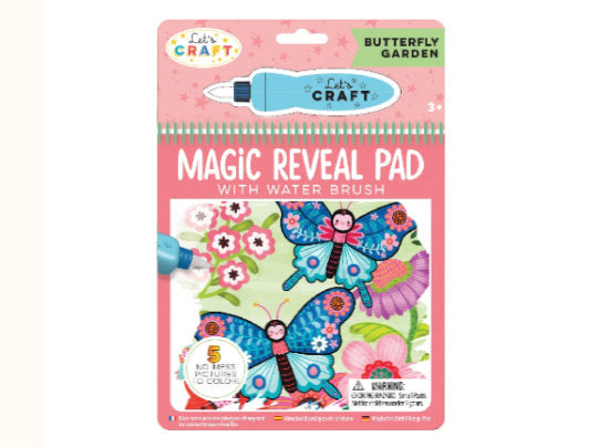 Magic Water Reveal Pad - Butterfly Garden