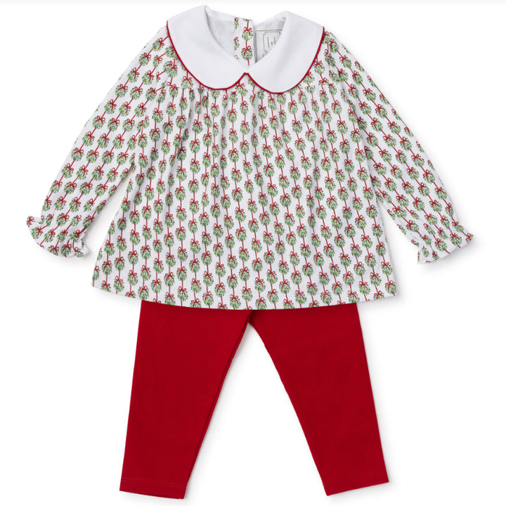 Lila & Hayes Morgan Legging Set - Merry Mistletoe