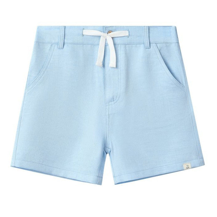 Pale Chambray Woven Shorts by Me & Henry