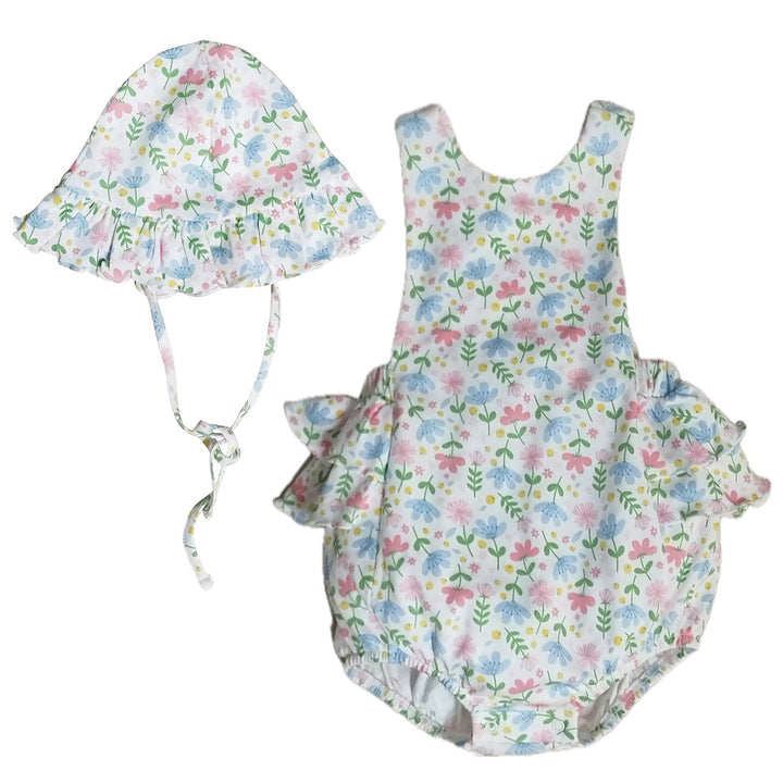 Palm Beach Sunsuit and Hat by Marco & Lizzy
