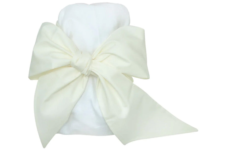 Broadcloth Bow Swaddle by The Beaufort Bonnet Company (3 Colors) Palmetto Pearl
