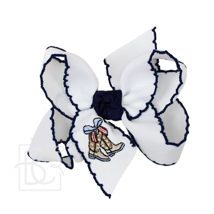 July 4 Patriotic Boot Bow by Beyond Creations (2 Sizes)