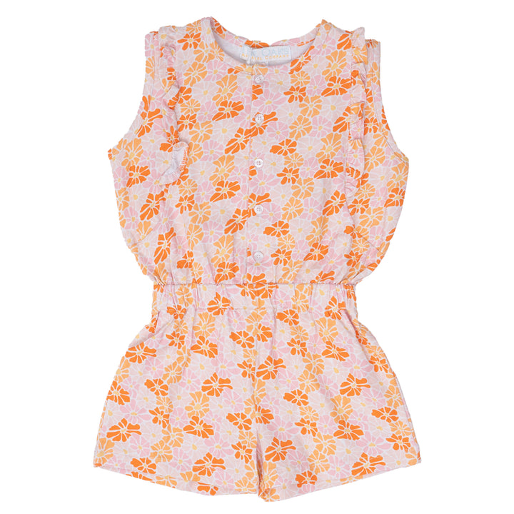 Peachy Pink Florals Romper by The Oaks