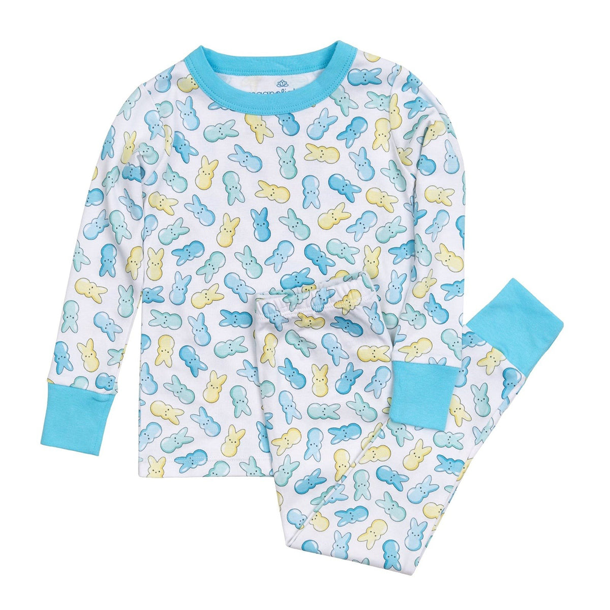 Peep-tastic! Blue Long Pajamas by Magnolia Baby