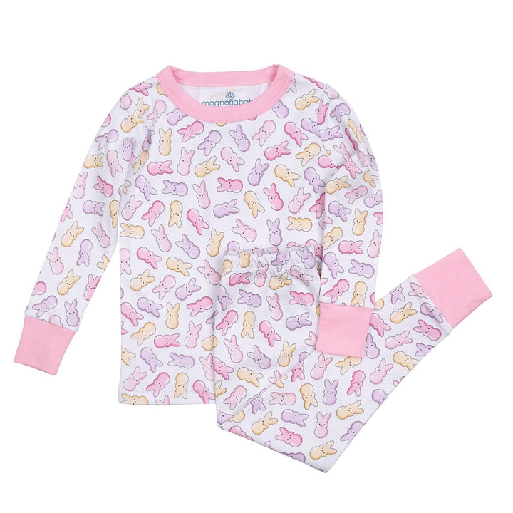 Peep-tastic! Pink Long Pajamas by Magnolia Baby