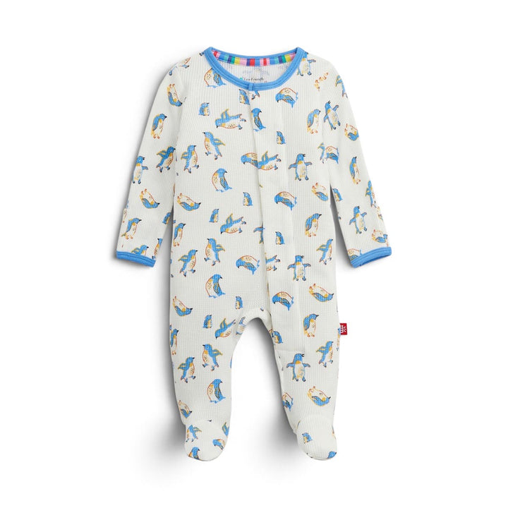 Penguin Pop Waffle Footie by Magnetic Me