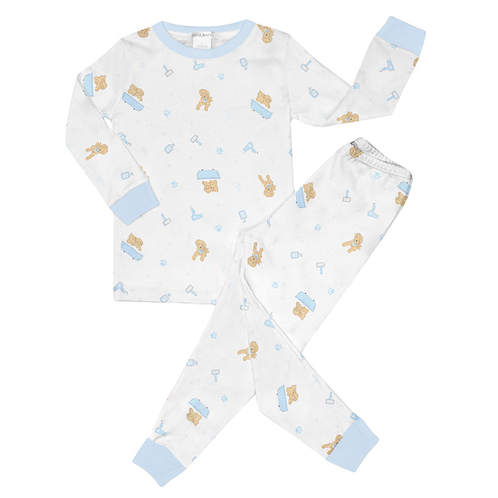 Boy's Pet Spa Toddler Pajama Set by Lyda Baby