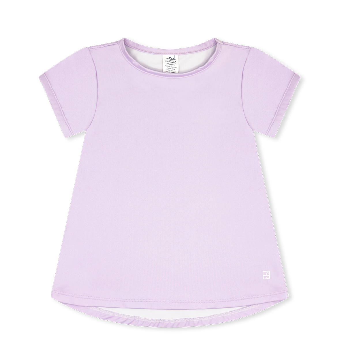 Petal Purple Bridget Basic Tee by Set Fashion