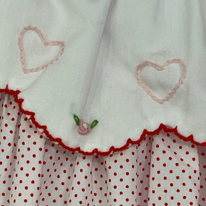 Petit Ami Bloomer Set - Red Flowers and Hearts