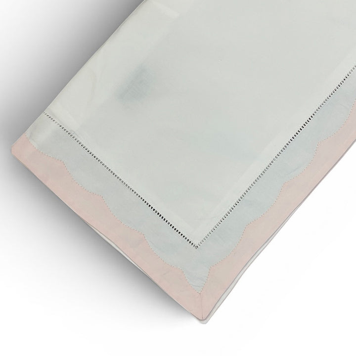 Edward Boutross Pillow - Pink Appliqued Edge Sham