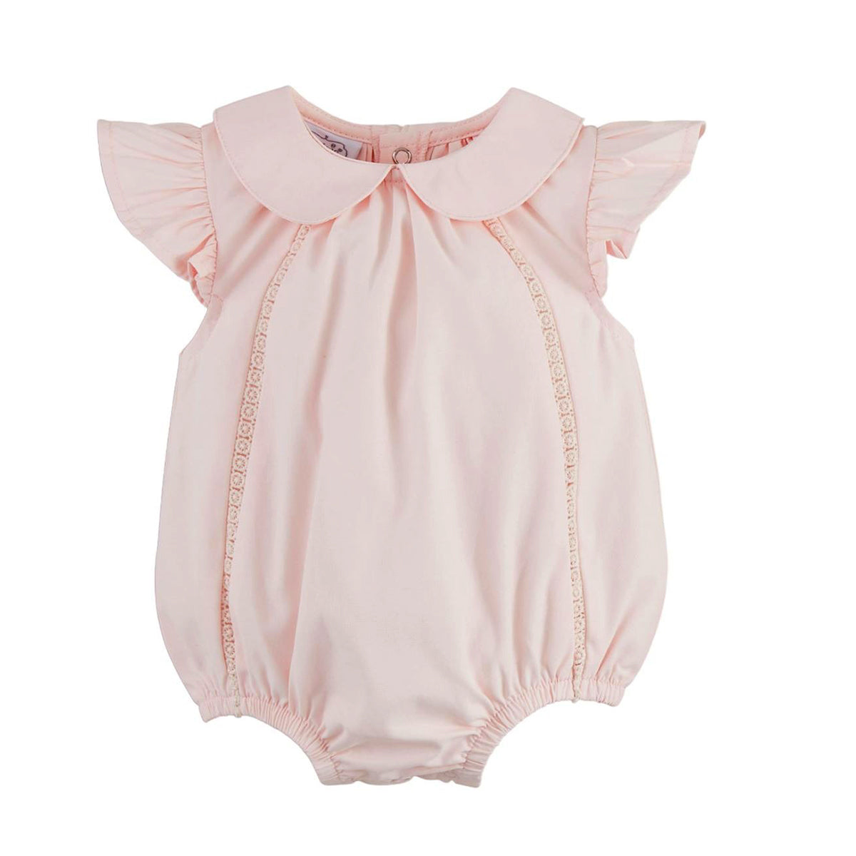 Pink Collared Poplin Bubble by Mud Pie