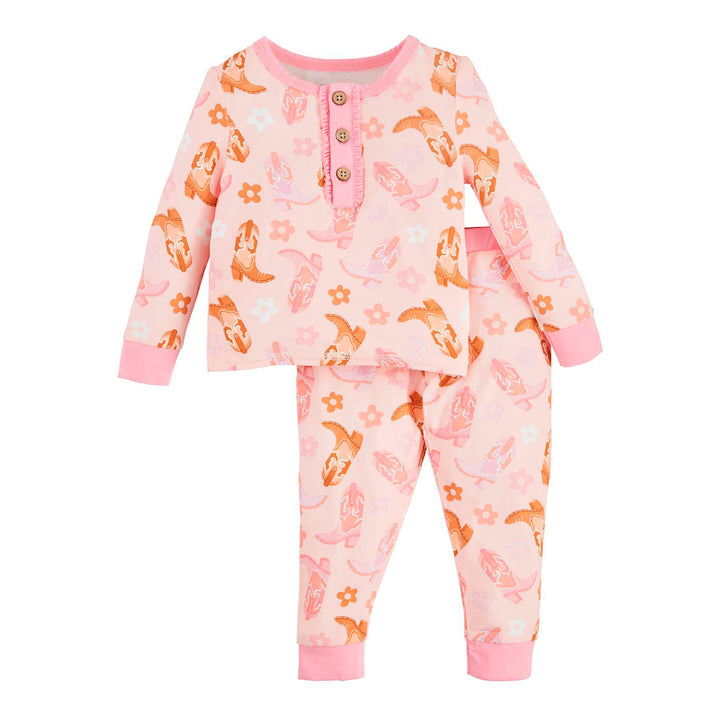 Pink Cowboy Pajamas by Mud Pie