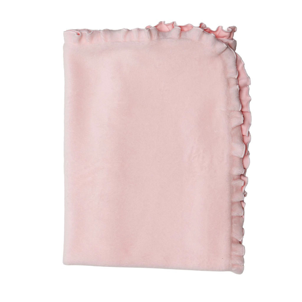 Pink Fleece Blanket by Terry Tots