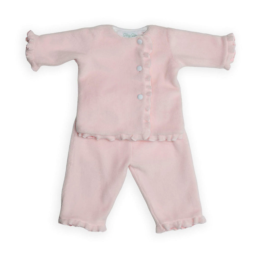 Pink Fleece 2-Piece Set by Terry Tots