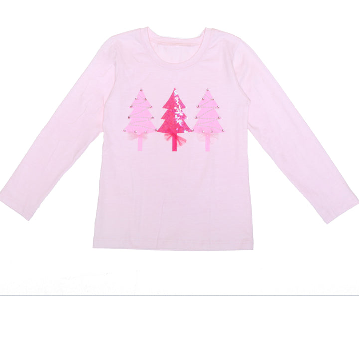 Haven Girl Blush Pink Glitz Tree Shirt
