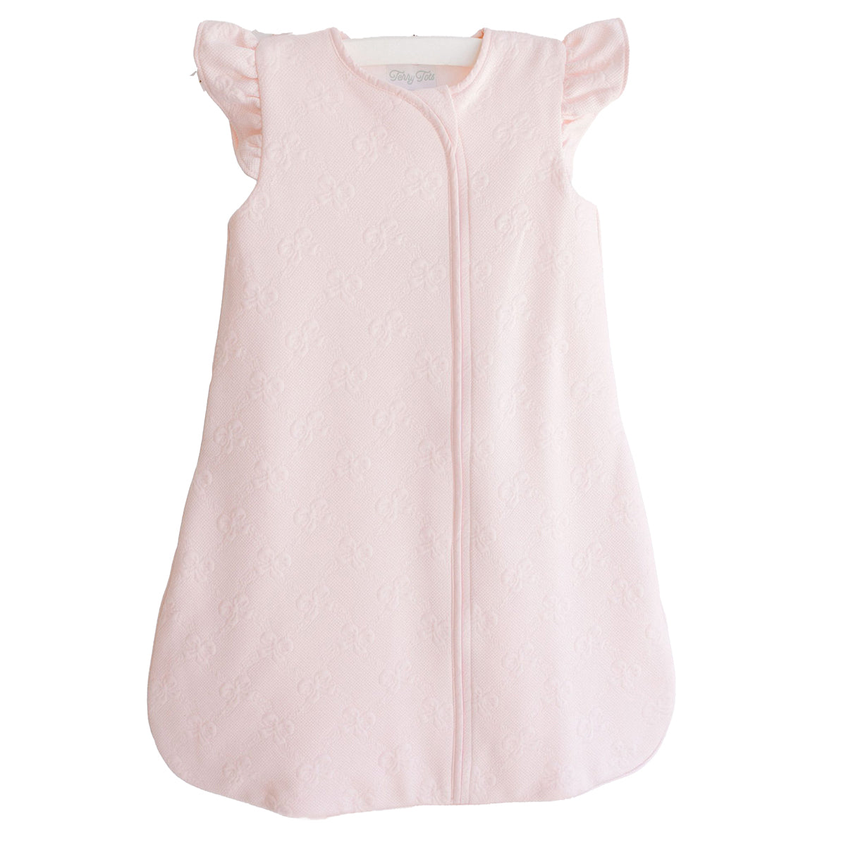 PInk Jacquard Bows Sleep Sack by Terry Tots (2 Sizes)