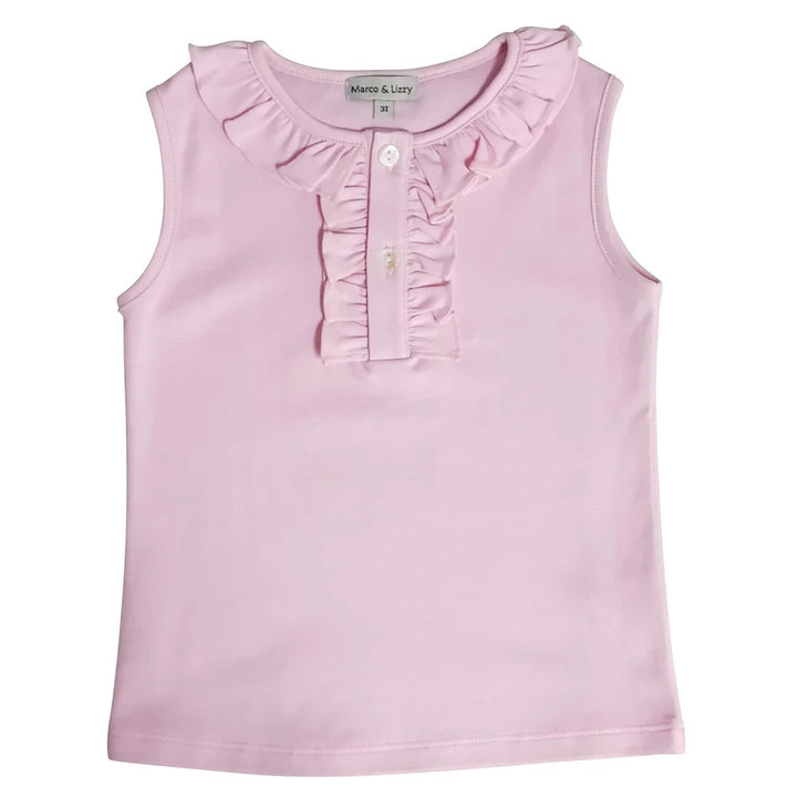 Pink Pima Cotton Top by Marco & Lizzy