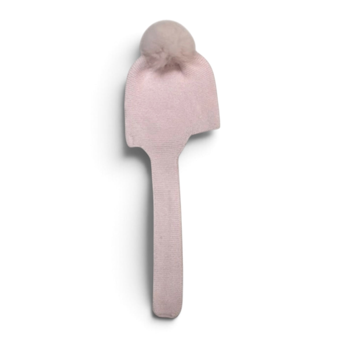 Pink Wide-Tie Aviator Hat with Pom by Mi Lucero